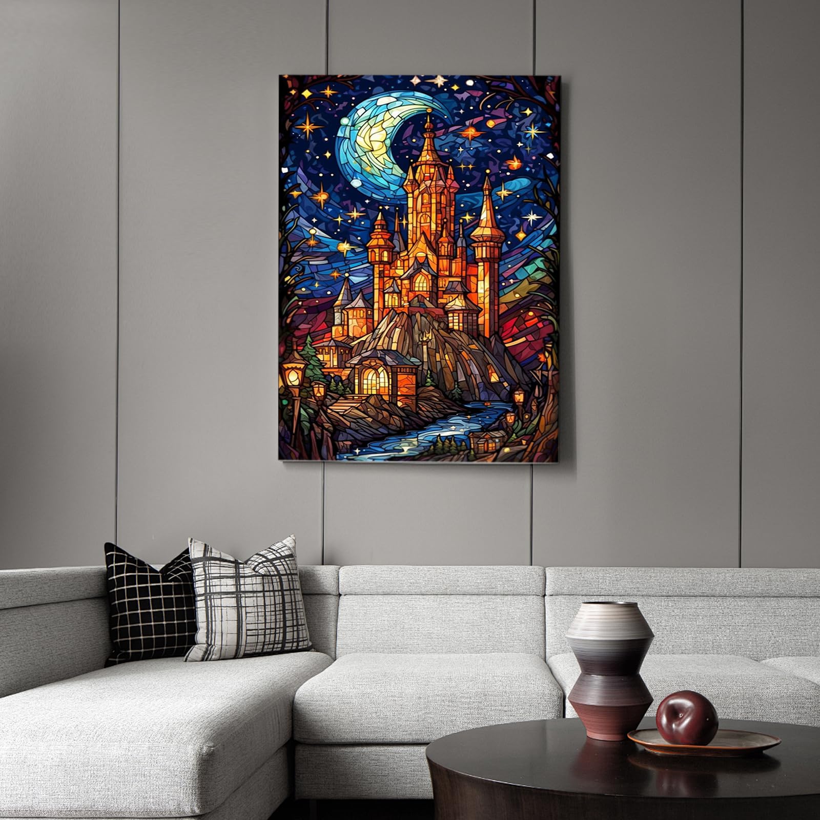 Amazon.co.jp: Starry Night ダイヤモンドペインティングキット 大人用